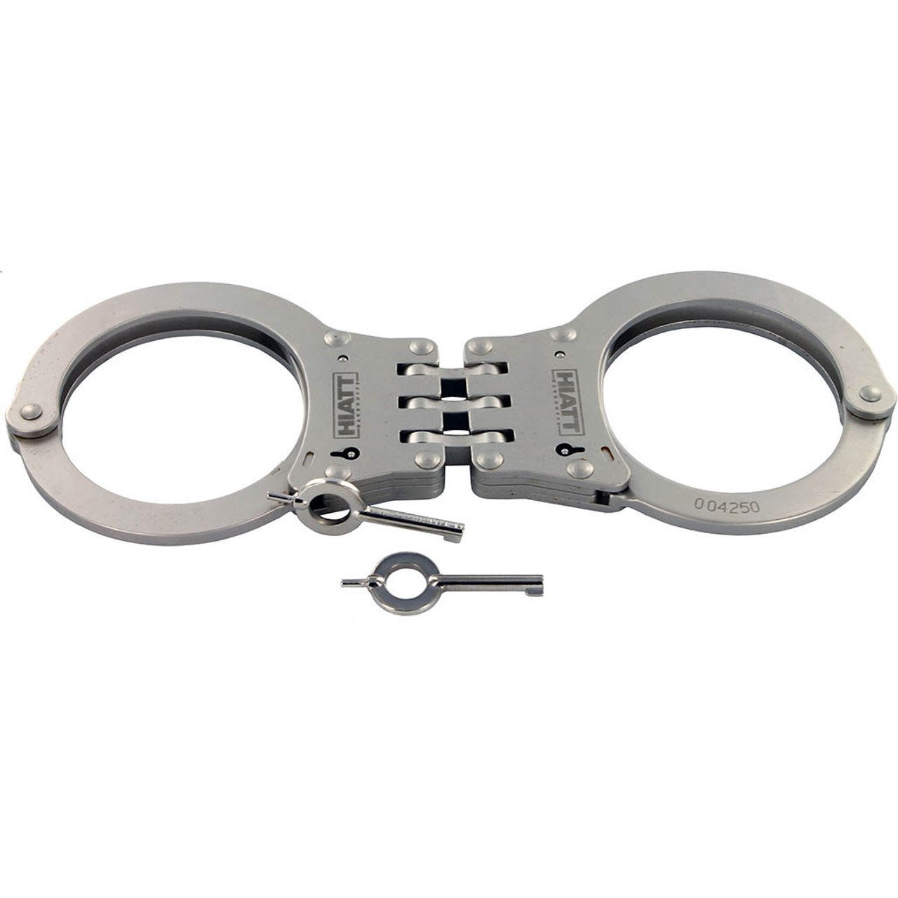 Hiatt Oversized Steel Hinge Handcuffs 2054-H / 2055-H - Tactical & Duty Gear